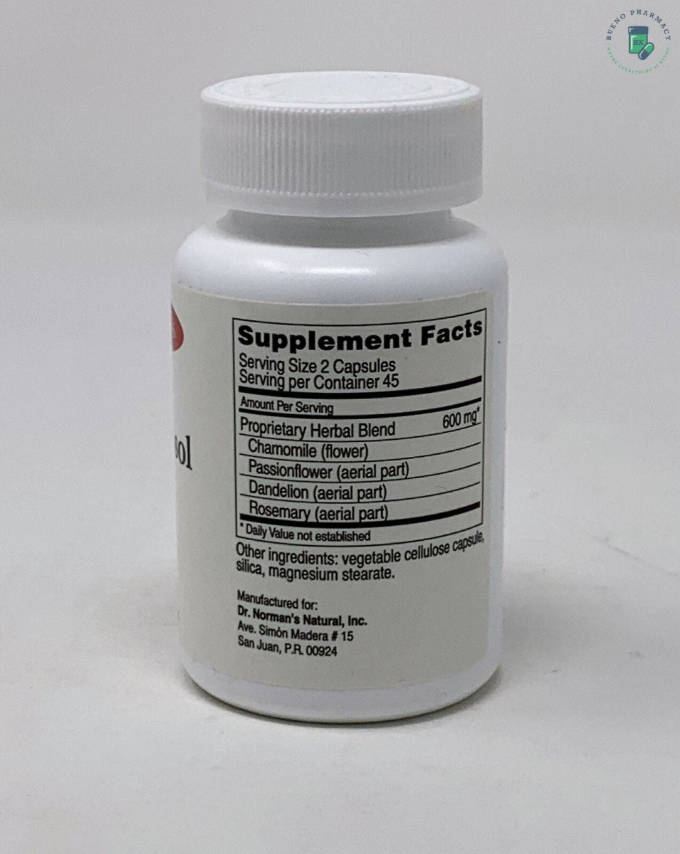 Lowpressol 90 Caps de Dr. Norman — etiqueta del producto