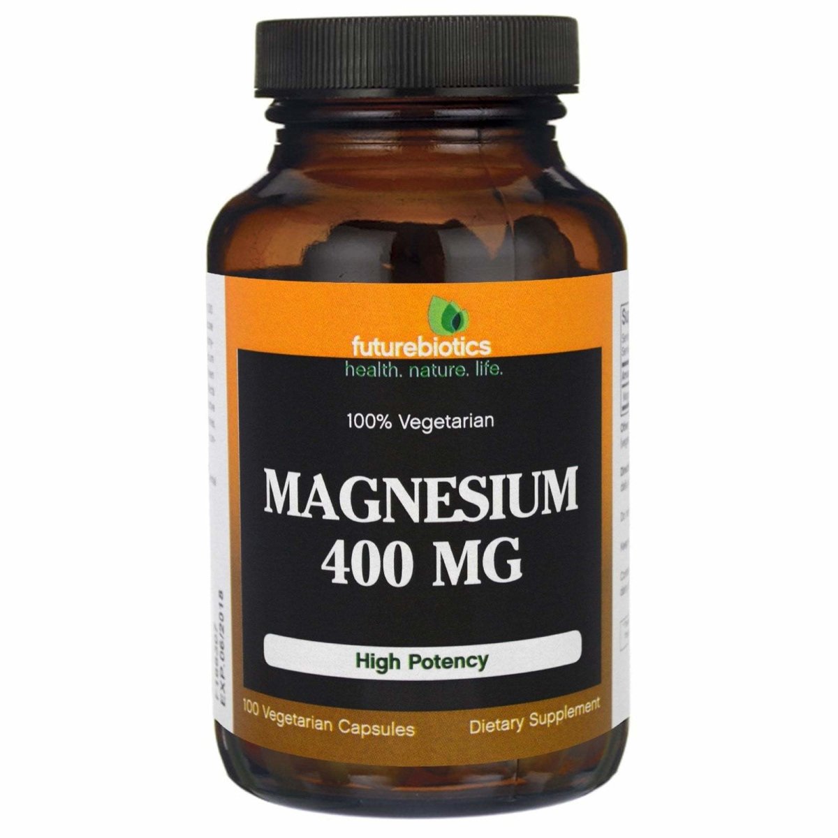 Magnesium 400mg 100 Vegetarian Capsules (foto de archivo)