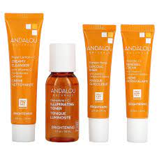 On the Go Essentials Brightening Routine Kit 4pc