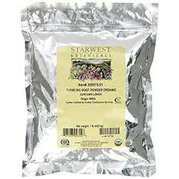 Organic Turmeric Root Powder 16 OZ de Starwest Botanicals