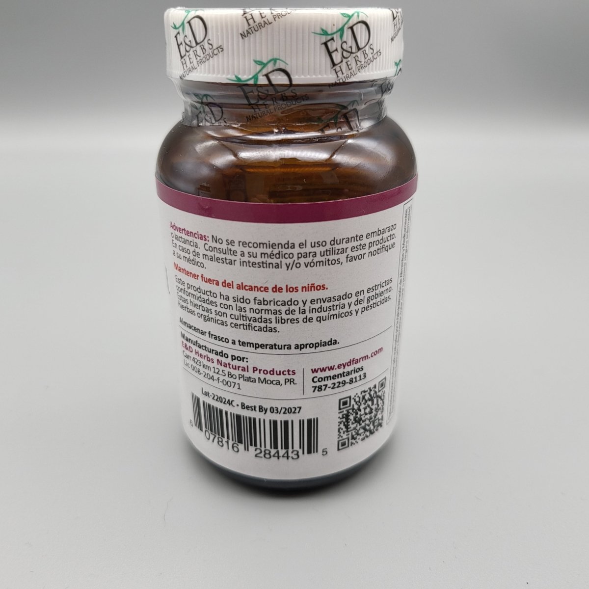 Tulsi - Holy Basil - 500mg - 60 Capsulas (foto de archivo)
