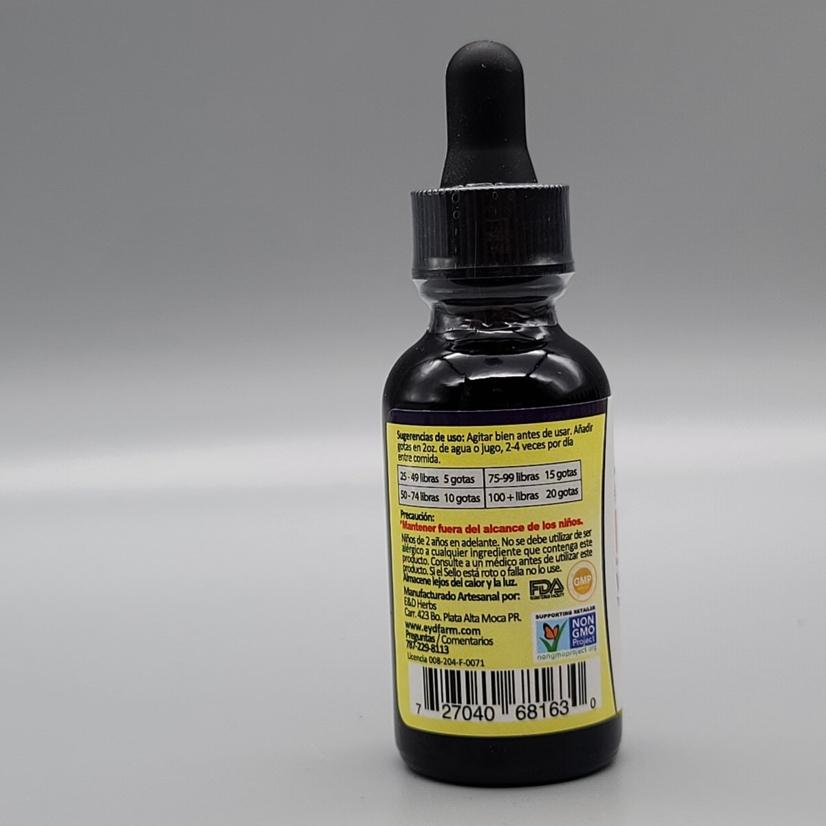 Valeriana - Kids - Liquido - Gotas - Aceite - 1oz (foto de archivo)