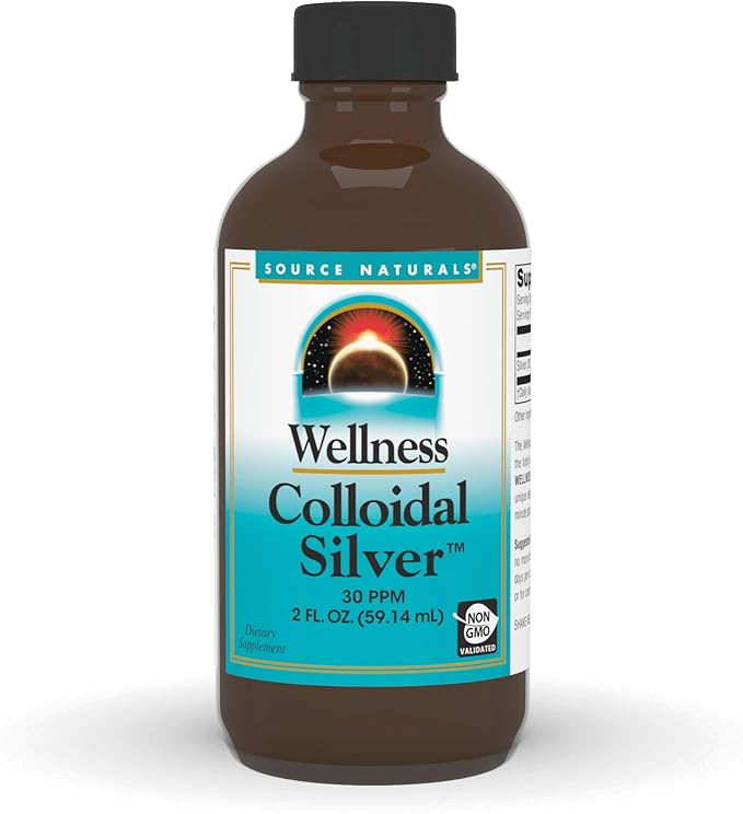 Wellness Colloidal Silver™ 30 ppm 2 fl oz de Source Naturals