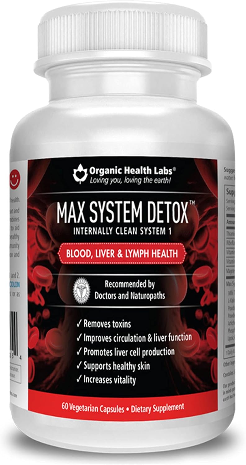 Max System Detox 14 Días Limpieza Natural del Organismo de Organic Health Labs