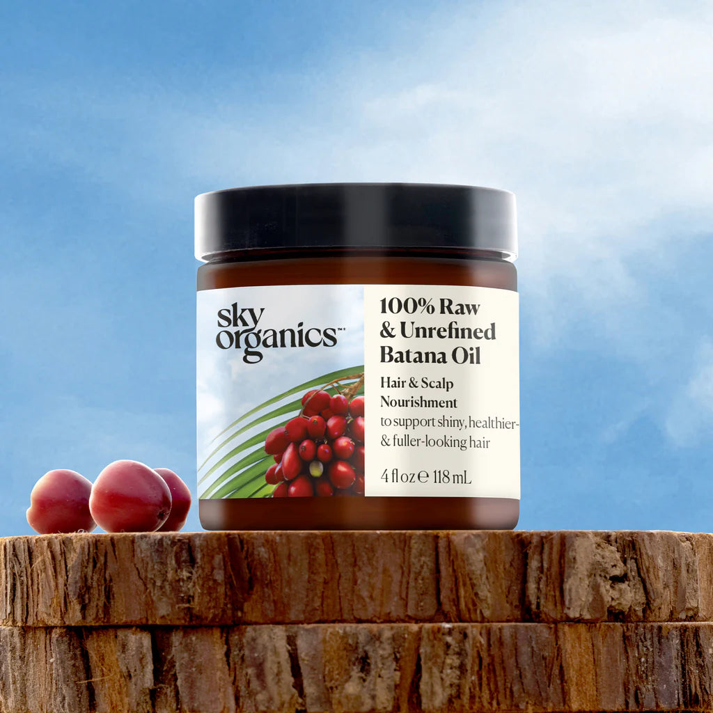 Sky Organics Batana Oil 100% Raw & Unrefined – 4 oz