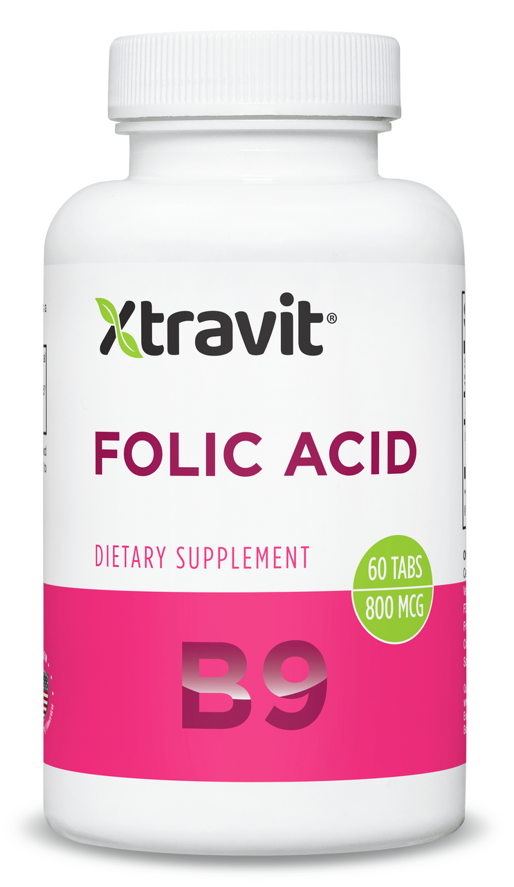 Xtravit Ácido Fólico 800 Mcg