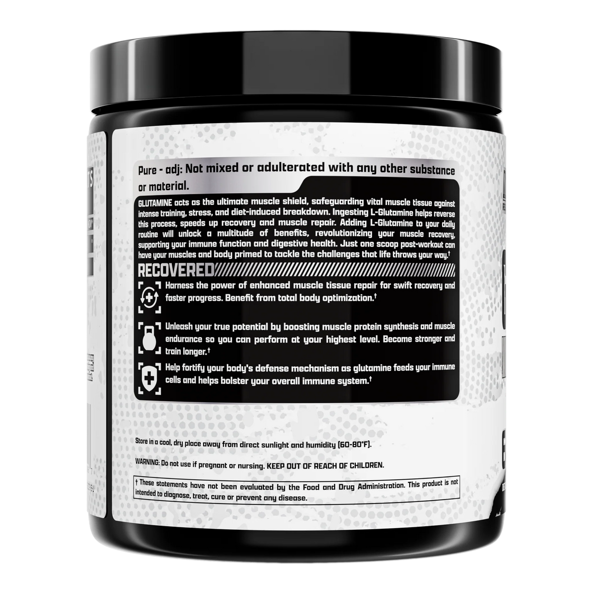 Nutrex Glutamine Pure - Unflavored - 60 Servings