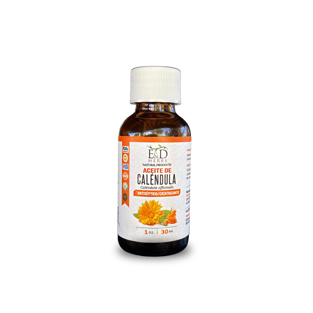 Aceite de Caléndula - Calendula officinalis (1 oz) de E & D Herbs