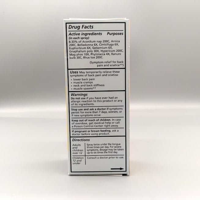 Back Pain + Sciatica - 1oz