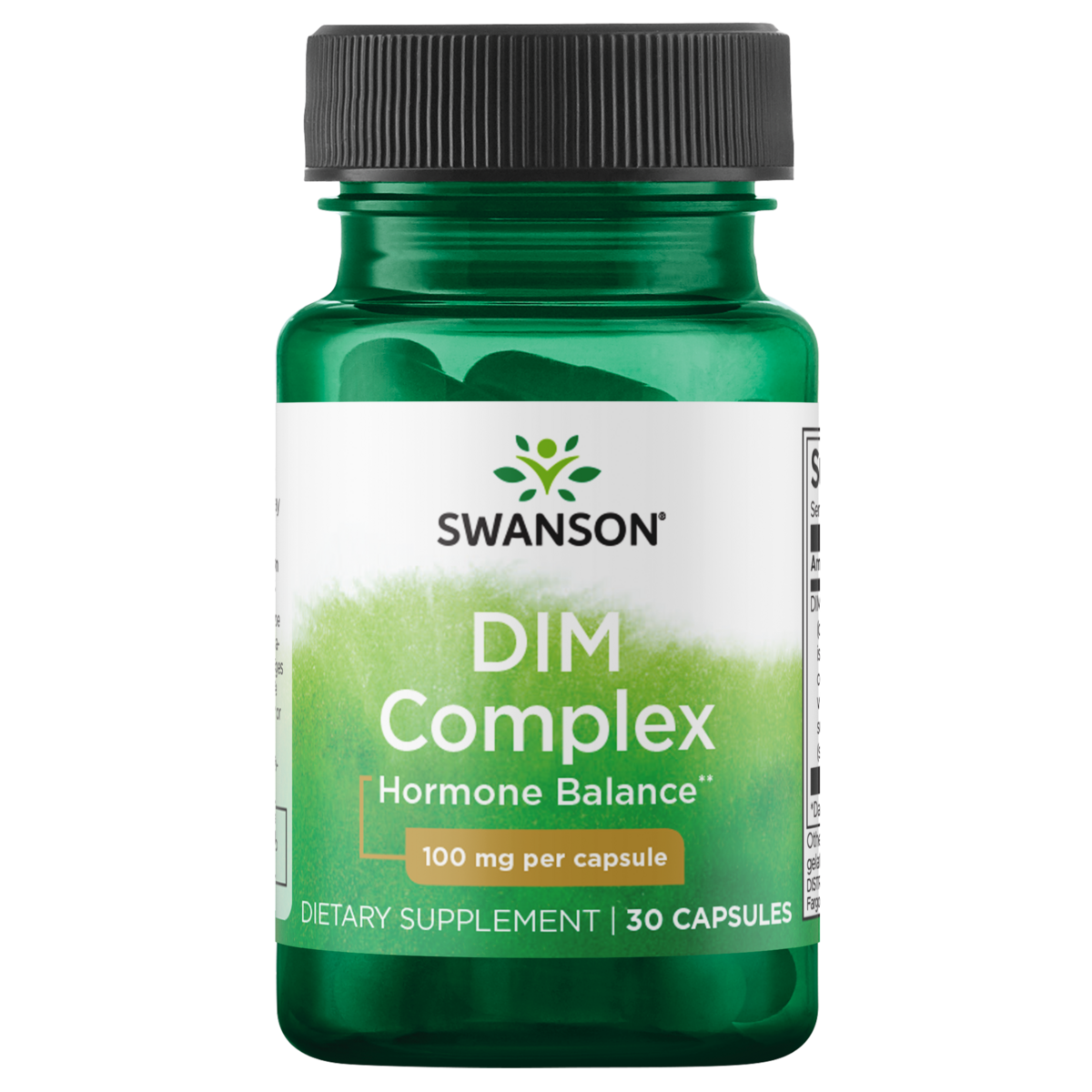 DIM Complex 100 mg Swanson, BioResponse DIM, Balance Hormonal 30 Cáps