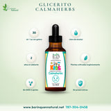 Glicerito Calmaherbs para Niños 1 oz, Calma Natural Sin Alcohol
