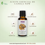 Aceite Esencial de Canela Cassia NOW 100% Puro, 1 fl oz, para Difusor
