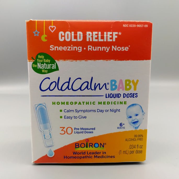 ColdCalm Baby Boiron, caja de 30 dosis líquidas para bebés de 6 meses