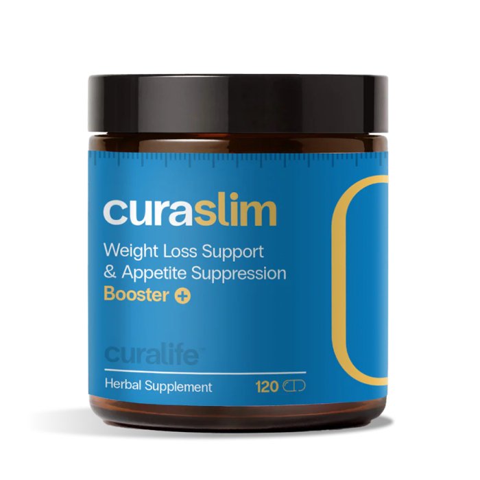 CuraSlim Weight Loss Support &amp; Appetite Suppressant Booster de Curalin