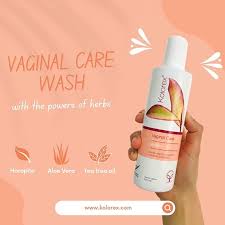Kolorex lavado íntimo vaginal care wash 250 ml con horopito aloe y tea tree — vista posterior del envase