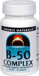Vitamin B-50 Complex 50 mg 50 tabletas