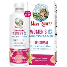 Mary Ruth’s Women's 40+ Multivitamin Liposomal Vanilla Peach de Mary Ruth's