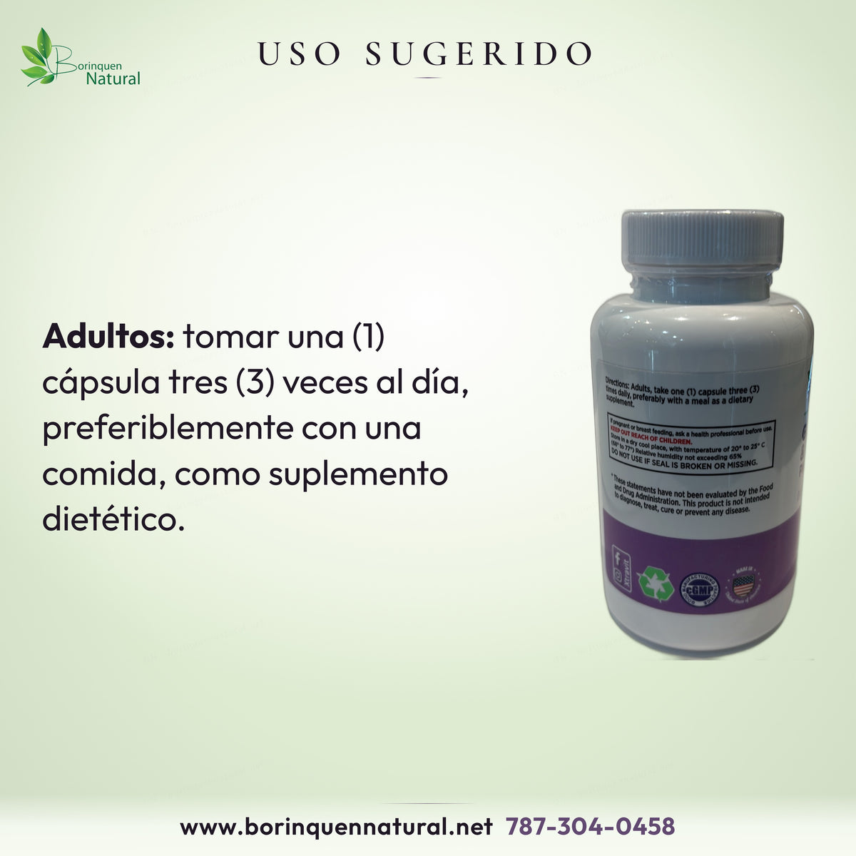 Adultos: una cápsula tres veces al día, preferiblemente con una comida. Glucosamine Xtravit.