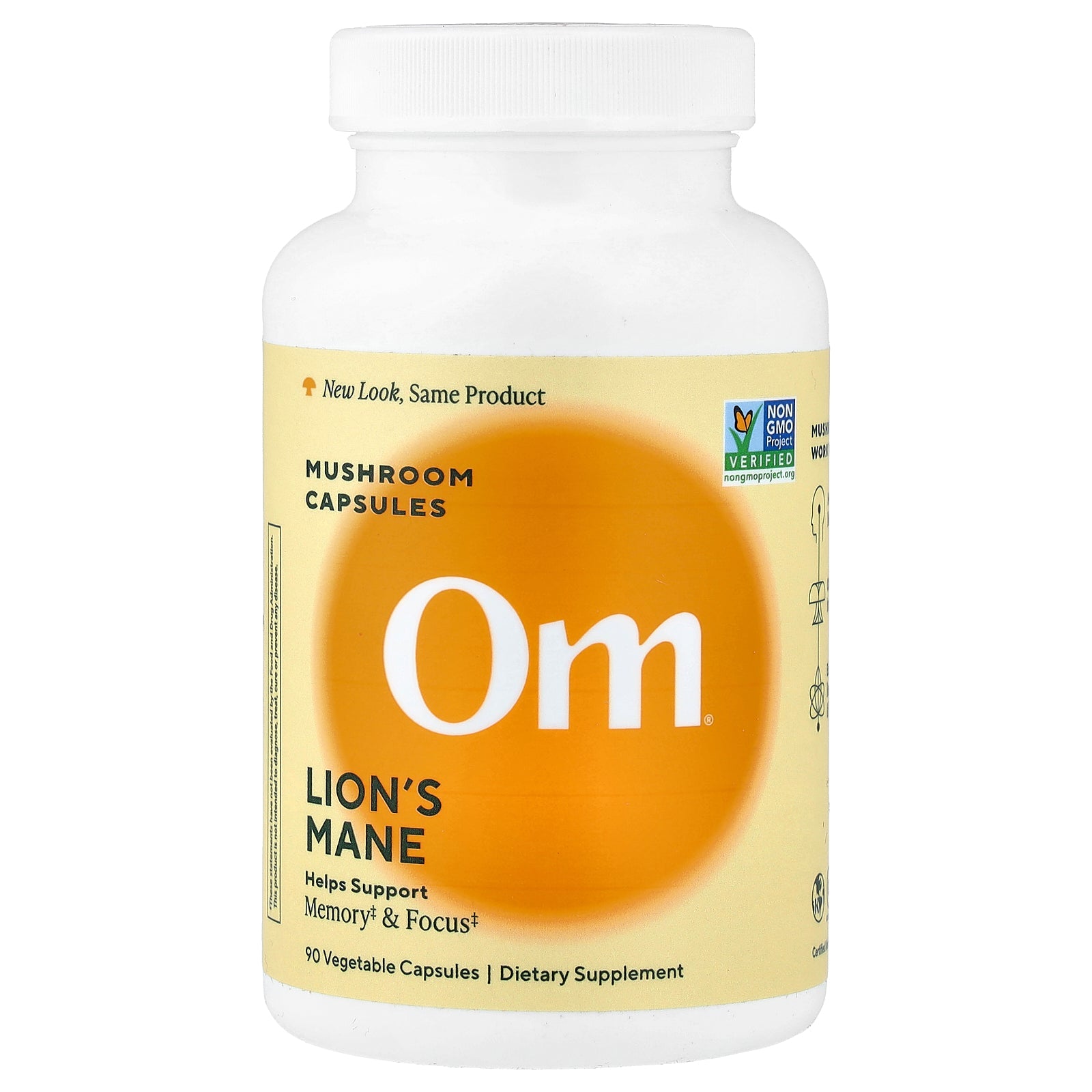 Om Lion's Mane 90 vegetable capsules