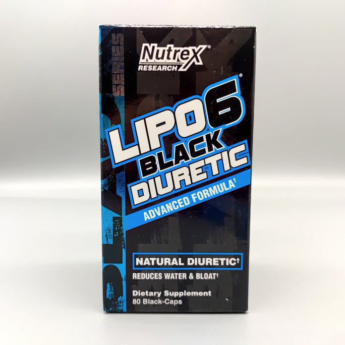 Lipo-6 Black Diurético Natural 80 Cápsulas para Retención de Líquidos