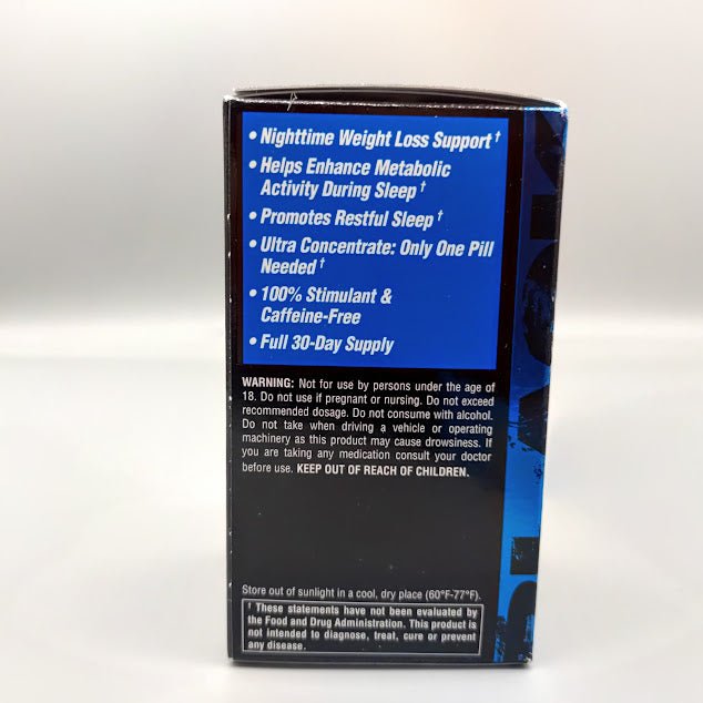 Lipo 6 - Black Nighttime - Ultra Concentrate - Weight Loss &amp; Sleep Support - 30 Capsules