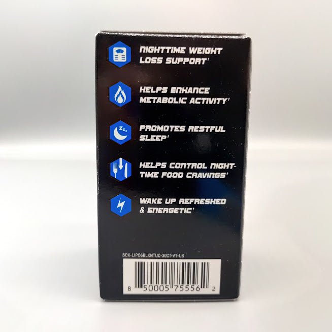 Lipo 6 - Black Nighttime - Ultra Concentrate - Weight Loss &amp; Sleep Support - 30 Capsules