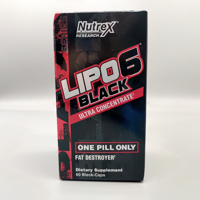 Lipo 6 - Black - Ultra Concentrate - Fat Destroyer - 60 Black Capsules de Nutrex