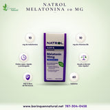 Melatonina 10 mg Natrol Advanced Sleep Time Release, 60 Tabletas
