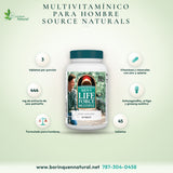 Multivitamínico para Hombre Men's Life Force Source Naturals, 45 Tab