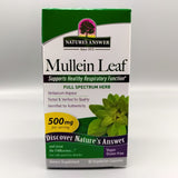 Mullein Leaf -- 500 mg - 90 Vegetarian Capsules