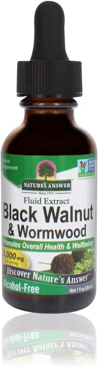 Natures Answer Nogal Negro y Ajenjo 1 oz 1.0 fl oz 200mg. de Nature's Answer