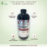 Colágeno Líquido Neocell Granada 16 oz para Cabello, Piel y Uñas