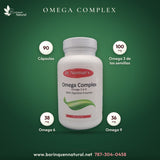 Omega Complex 3-6-9 Vegetal Dr. Norman's de Semillas, 90 Cápsulas