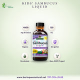 Sambucus Kids Saúco Negro con Equinácea y Astrágalo, Niños 4 a 12 Años