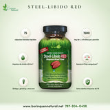 Steel-Libido RED Irwin Naturals con L-Citrulina, 75 Cápsulas Blandas
