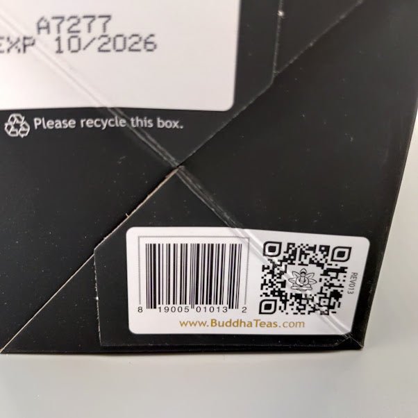 Té de Raíz de Bardana Orgánico Buddha Teas 18 Bolsitas — detalle