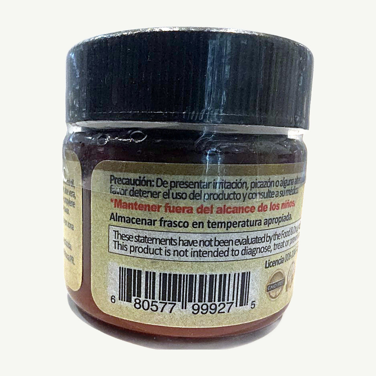 Crema de Caléndula de E&D Herbs: foto real del envase tomada en la tienda Borinquen Natural (3 de 3)