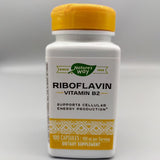 Vitamina B-2 Riboflavina 100 mg 100 Cápsulas Nature's Way