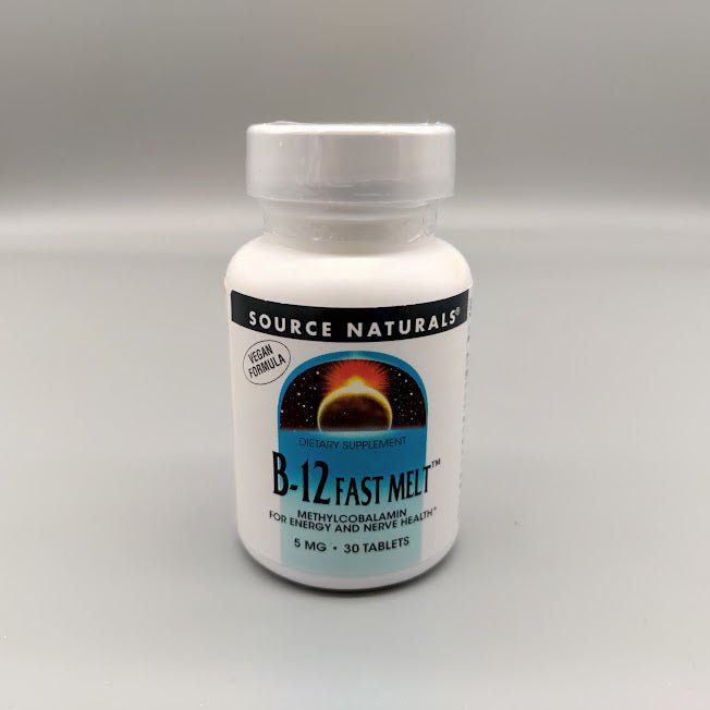 Vitamina B-12 Fastmelt 5Mg 30T de Source Naturals