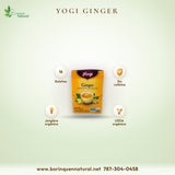Té de Jengibre Yogi Ginger Orgánico sin Cafeína, 16 Bolsitas
