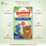 Yummi Bears - Probiotic & Prebiotic - 60 Gummies - Hero Nutritionals