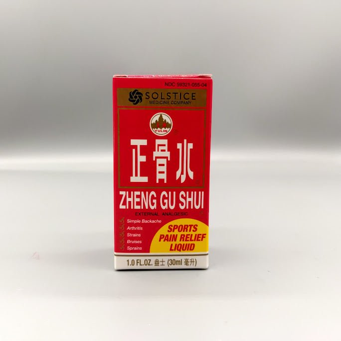Zheng Gu Shui Topical Pain Relief Herbal Liquid 1 oz de Solstice Medicine Company