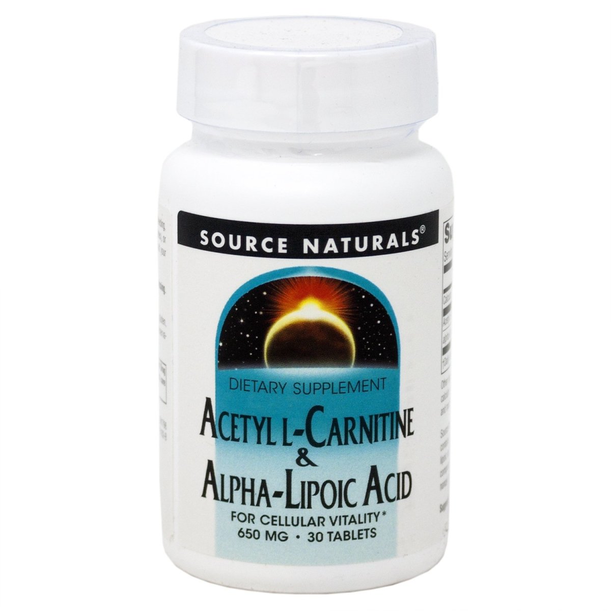 ACETYL L-CARNITINE &amp; ALPHA-LIPOIC ACID - 650MG 30 TABLETS