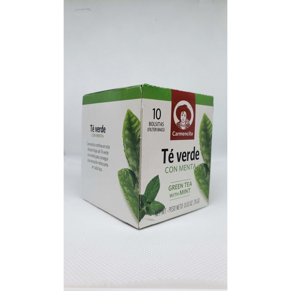 Carmencita - Te Verde con Menta - 10 Bolsas