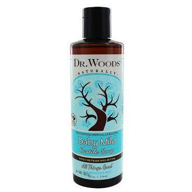 Castile Soap Liquid Baby Mild with Shea Butter 8 OZ de Dr. Woods