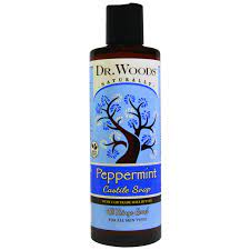 Castile Soap Liquid Peppermint with Shea Butter 8 OZ