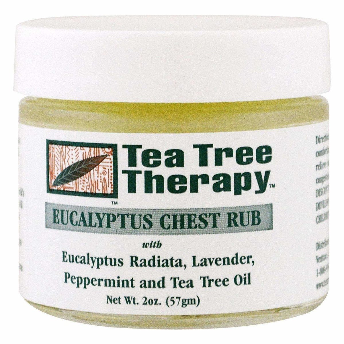 Eucalyptus Chest Rub 2oz de Tea Tree Therapy