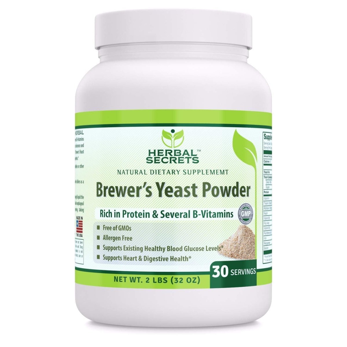 Herbal Secrets Brewer's Yeast PowderSize