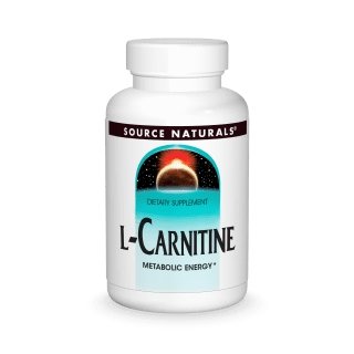 L-Carnitina 500 mg 30 Cápsulas para Energía y Metabolismo de Source Naturals