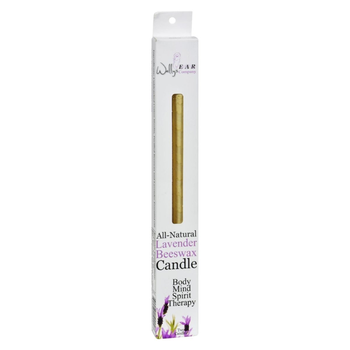 Lavender - Beeswax Candles - 2 Candles - Wally's Ears